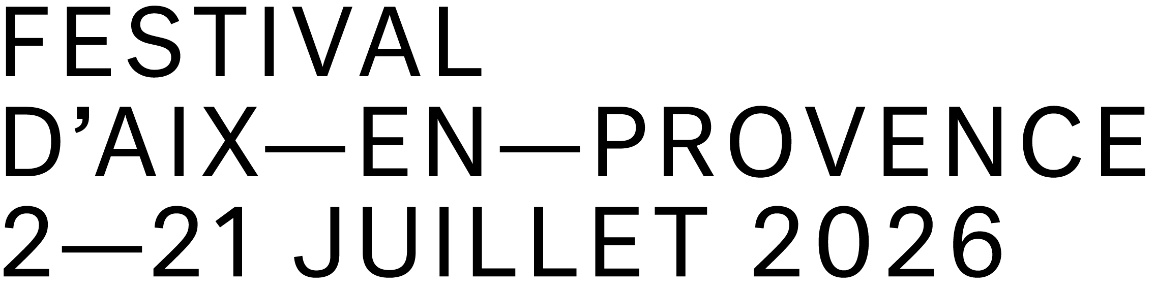 FESTIVAL D'AIX-EN-PROVENCE